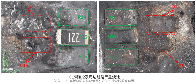 傳感器短路燒毀失效分析